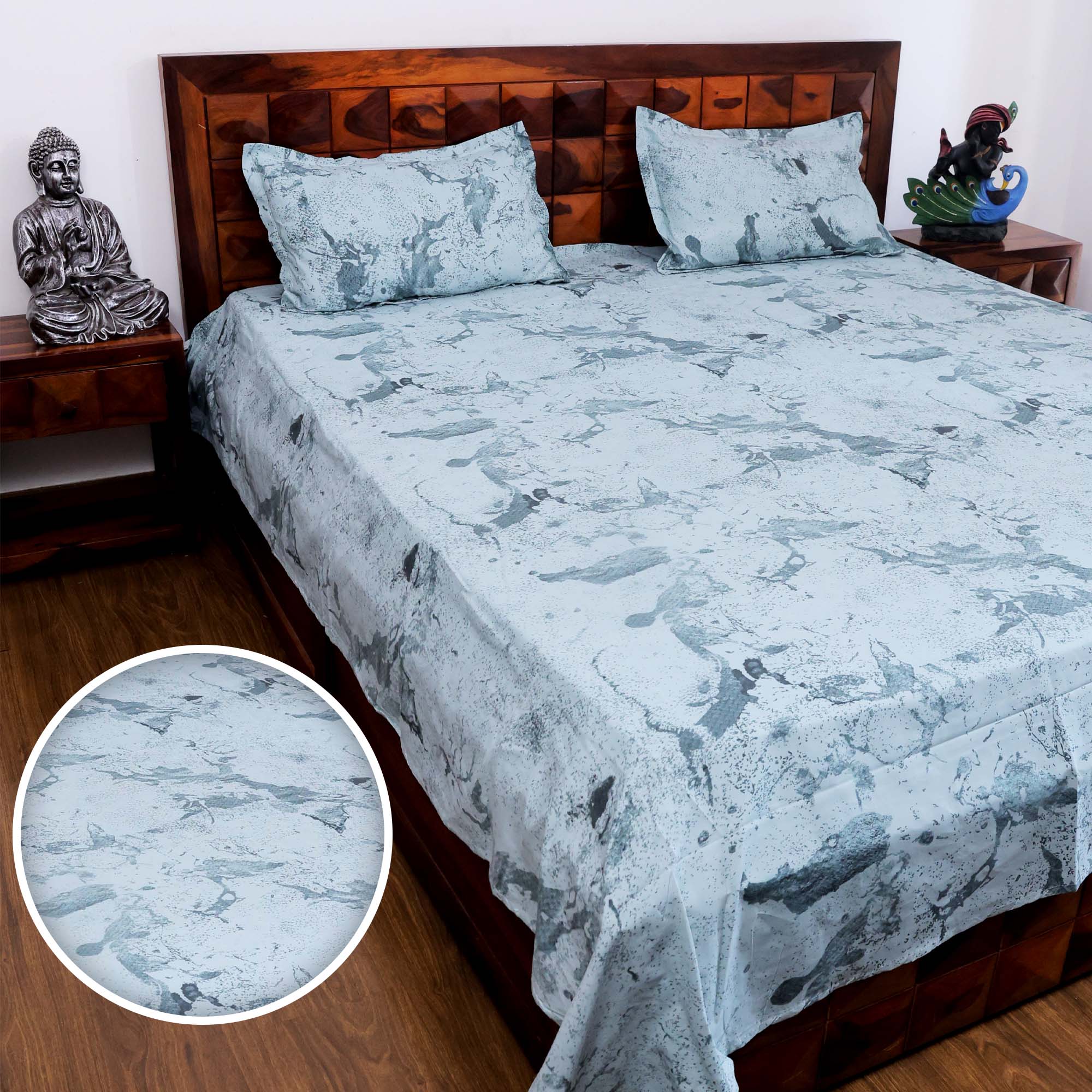 Jazkaa Havana King Size Bedsheet Set