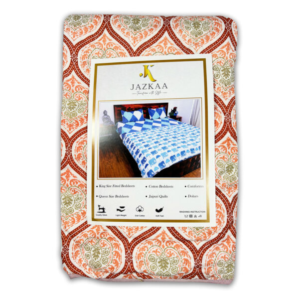 Jaipuri quilt, Cotton quilt, single bed, Handmade quilt, Warm quilt, Ethnic quilt, quilts, jazkaa, jazkaa amazon