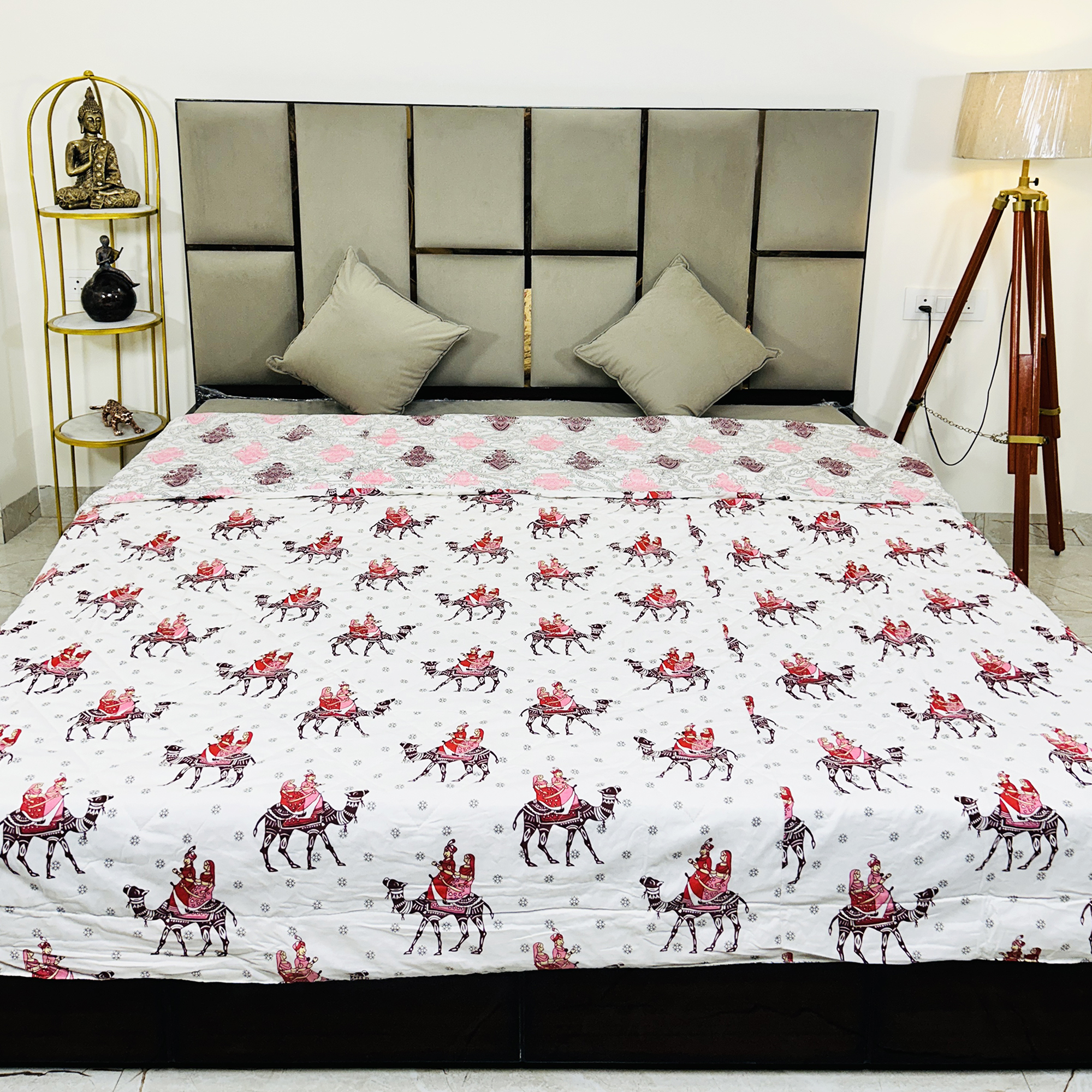 Jaipuri quilt, Cotton quilt, Handmade quilt, Warm quilt, Ethnic quilt, quilts, jazkaa, jazkaa amazon