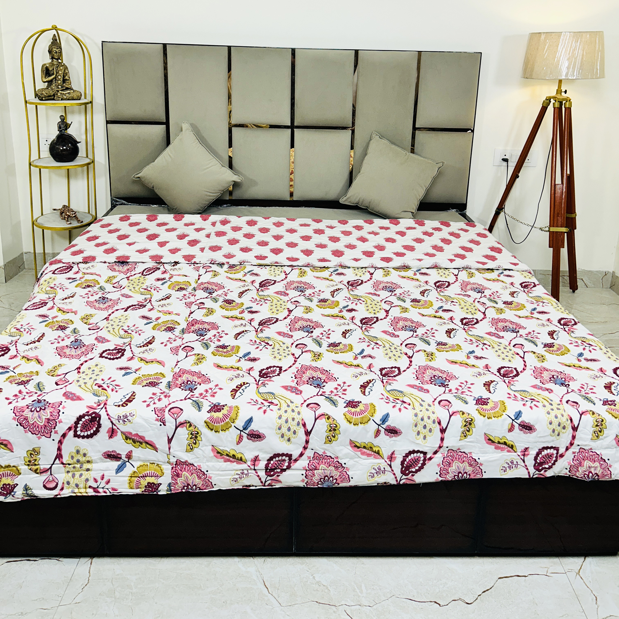 Jaipuri quilt, Cotton quilt, Handmade quilt, Warm quilt, Ethnic quilt, quilts, jazkaa, jazkaa amazon