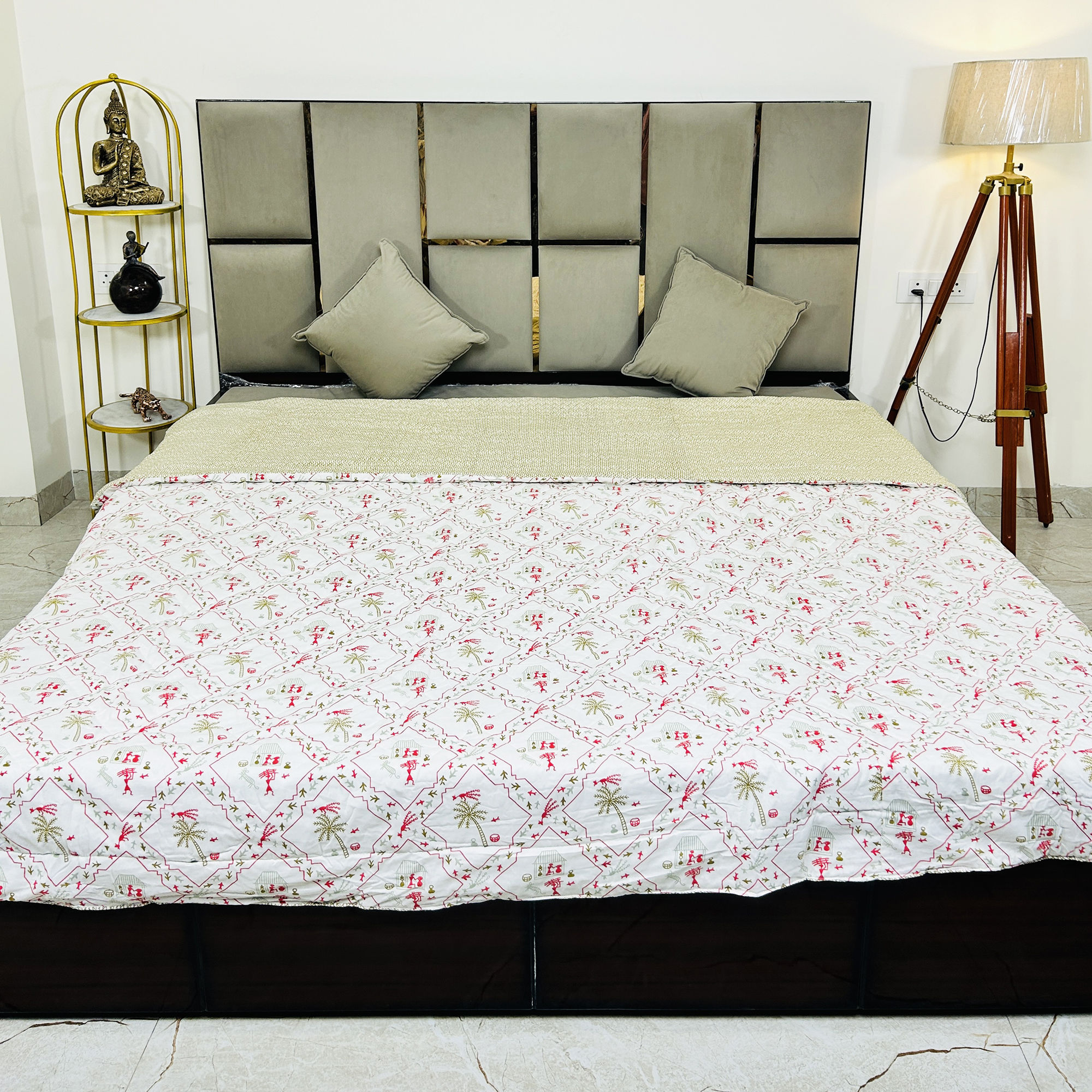 Jaipuri quilt, Cotton quilt, Handmade quilt, Warm quilt, Ethnic quilt, quilts, jazkaa, jazkaa amazon