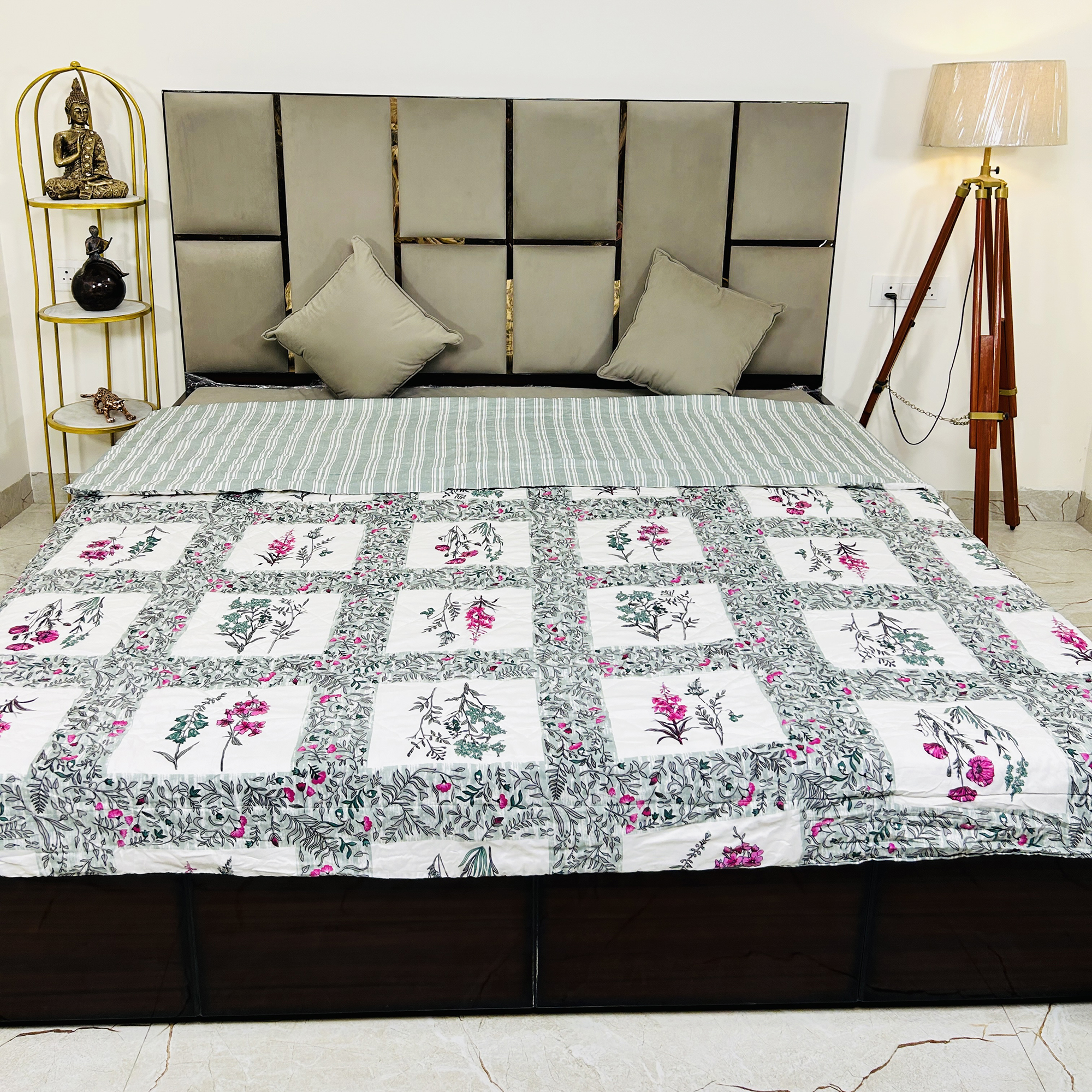 Jaipuri quilt, Cotton quilt, Handmade quilt, Warm quilt, Ethnic quilt, quilts, jazkaa, jazkaa amazon