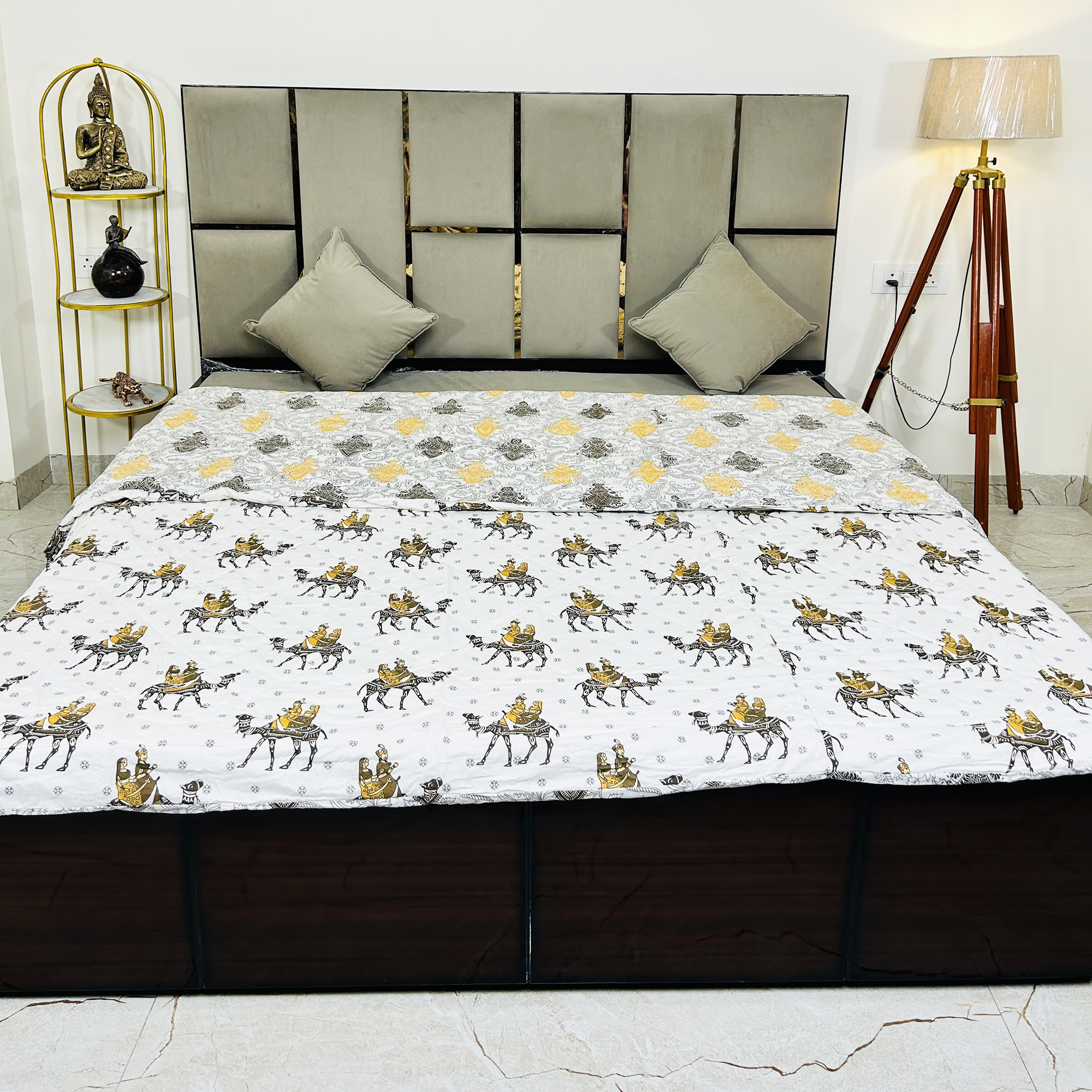 Jaipuri quilt, Cotton quilt, Handmade quilt, Warm quilt, Ethnic quilt, quilts, jazkaa, jazkaa amazon