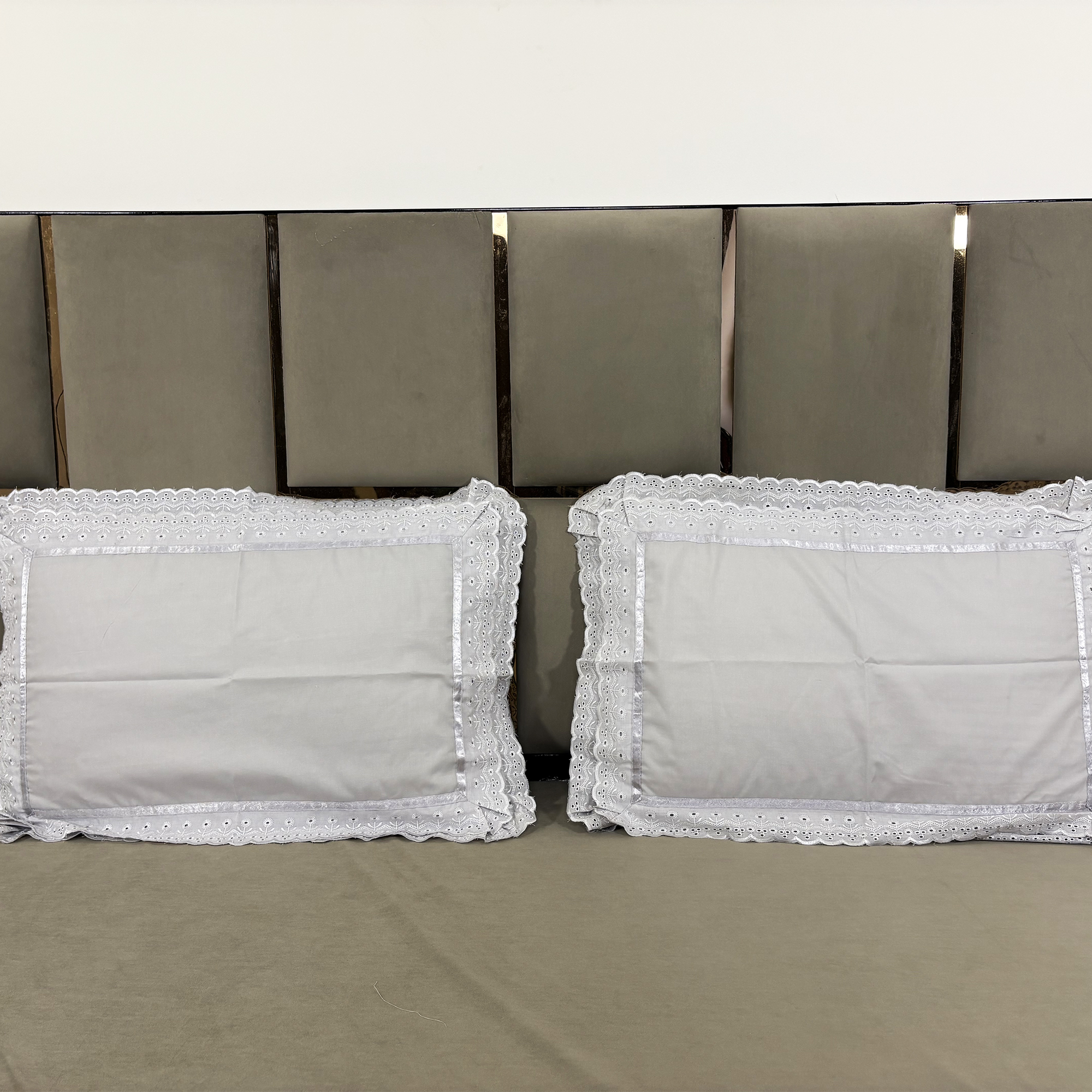 JAZKAA Cotton Pillow Covers Set of 2 | Standard Size Pure Cotton Pillow Cases | Soft & Breathable Bedroom Essentials pillow cover, cushion cover, protector