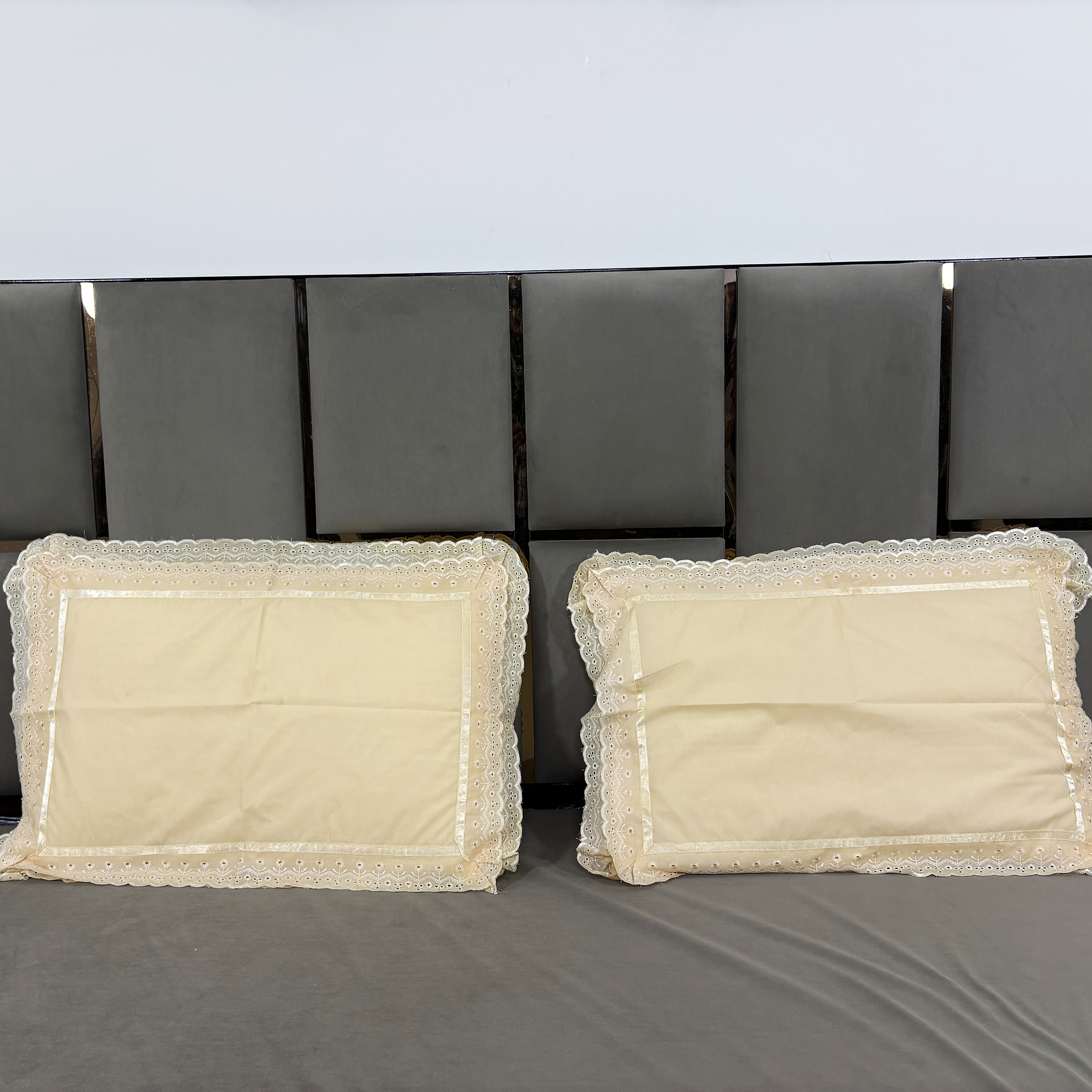 JAZKAA Cotton Pillow Covers Set of 2 | Standard Size Pure Cotton Pillow Cases | Soft & Breathable Bedroom Essentials pillow cover, cushion cover, protector