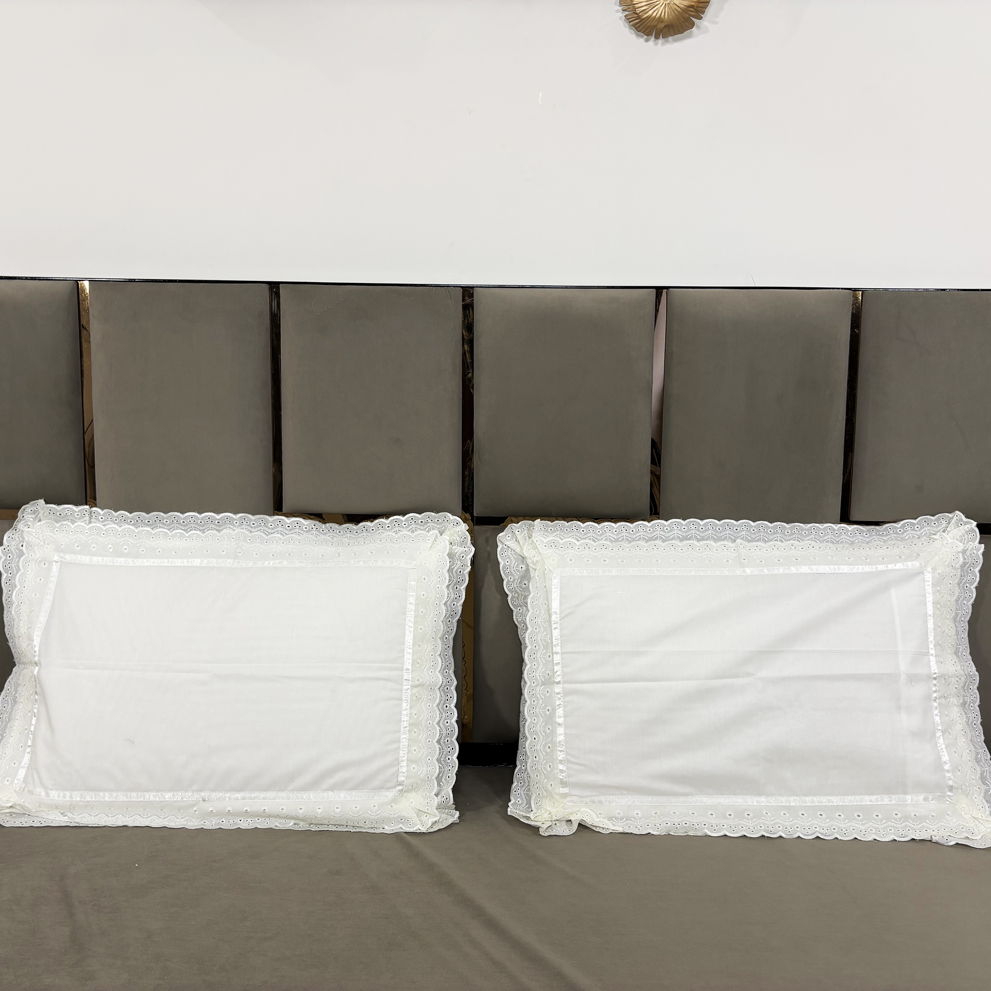 JAZKAA Cotton Pillow Covers Set of 2 | Standard Size Pure Cotton Pillow Cases | Soft & Breathable Bedroom Essentials pillow cover, cushion cover, protector