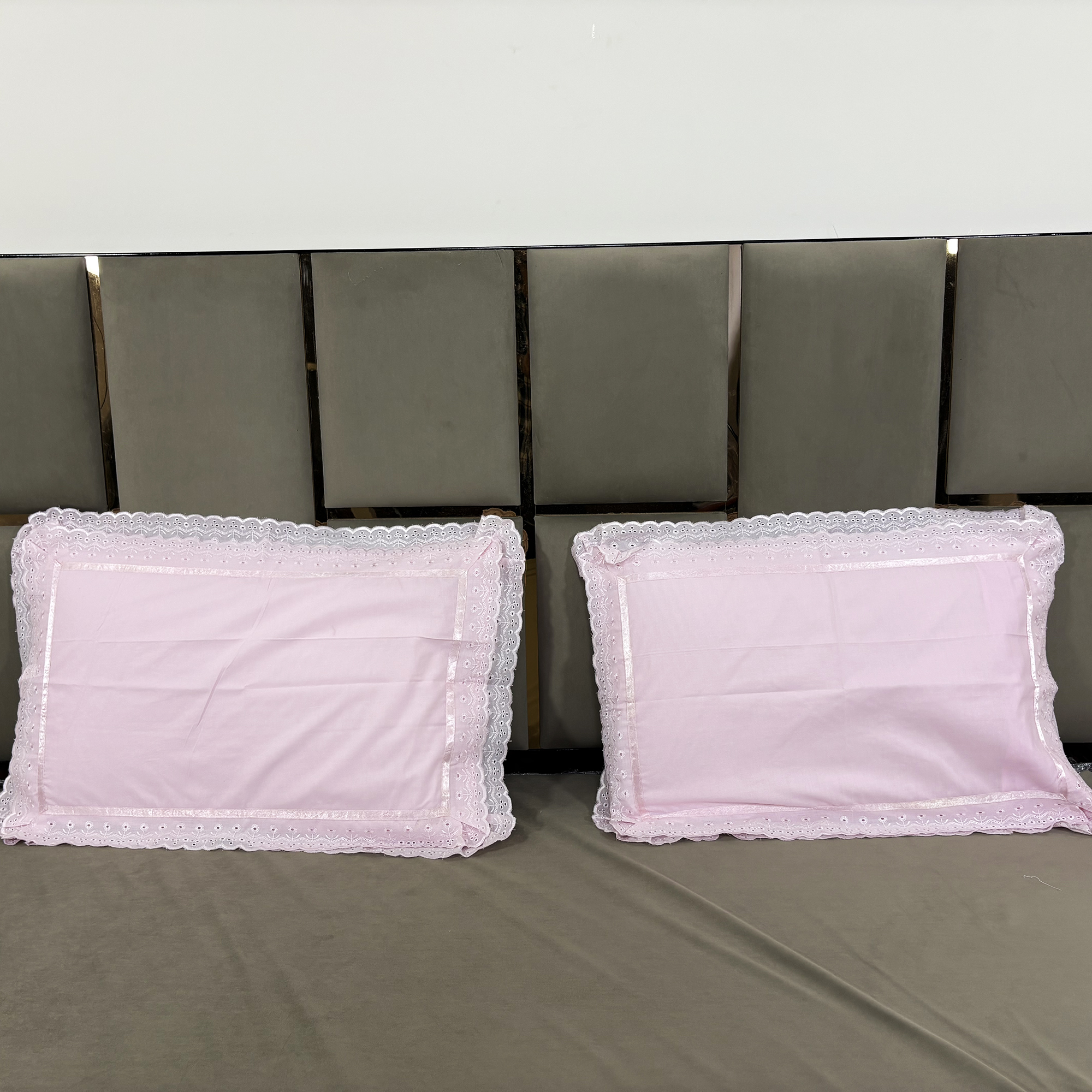 Jazkaa 405 Cotton Pillow Covers Set of 2 | 46×69 cm Standard Size | Pure Cotton Soft Pillow Cases for Bedroom | Soft & Breathable