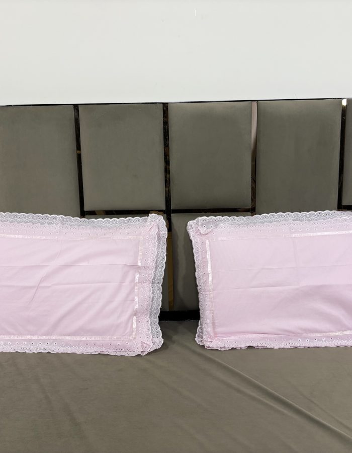 Jazkaa 405 Cotton Pillow Covers Set of 2 | 46×69 cm Standard Size | Pure Cotton Soft Pillow Cases for Bedroom | Soft & Breathable
